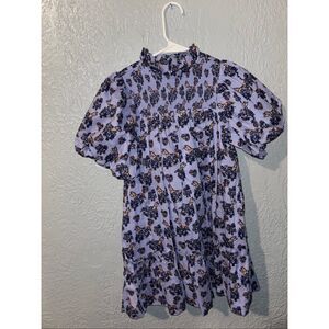 Janie and jack The Olivia Paisley Equestrian Smocked Dress